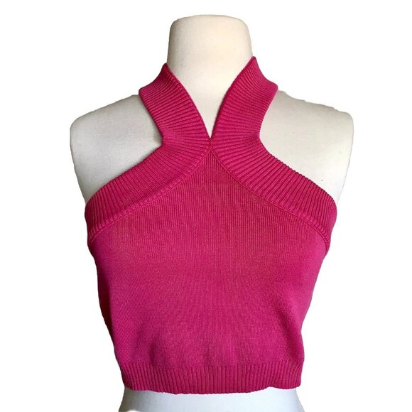 Salant Knitted Hot Pink Top Size Small - Picture 3 of 7